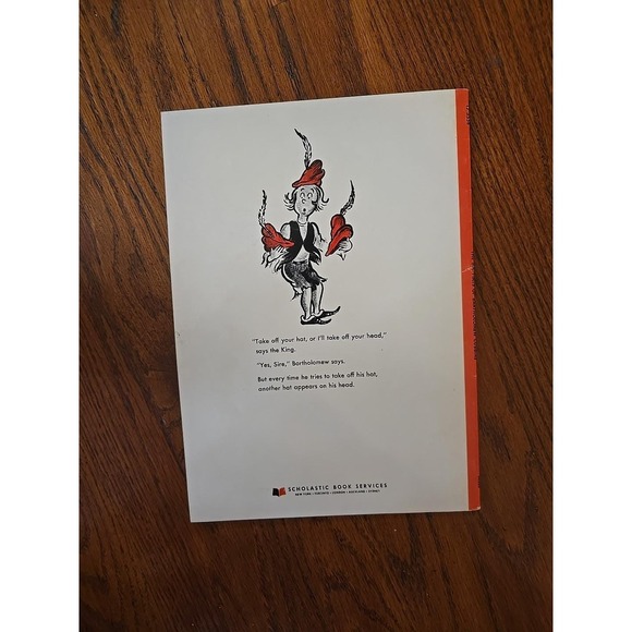 MAG: 500 Hats of Bartholomew Cubbins Scholastic 1966-Dr. Seuss-Unique cover a... - Picture 2 of 5